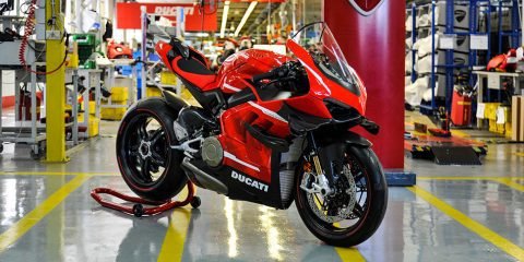 Ducati comienza la producción de la Superleggera V4