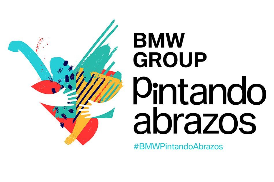 BMW Group pintando abrazos