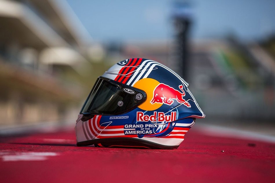 Casco para 2025 moto red bull